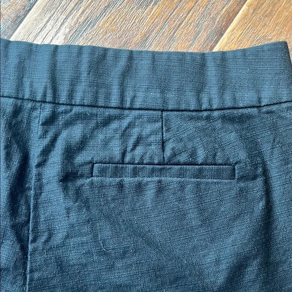 J. Crew Black High Waist Shorts with Tailored Pleats - size 6 - Picture 9 of 12